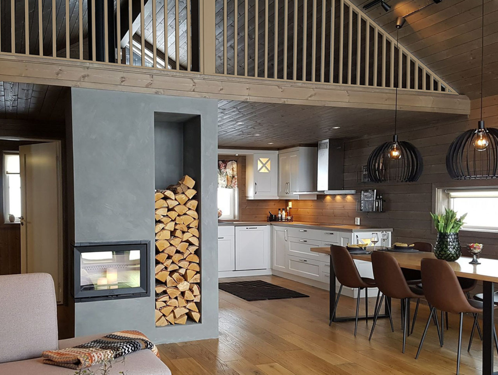 ranahytta mosvatn interiør hytte